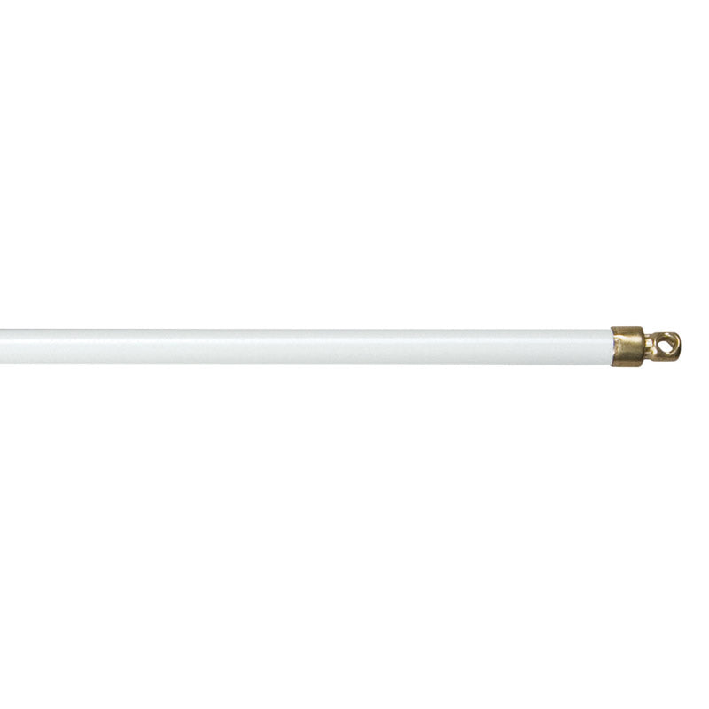 Kenney White Traditional/Transitional Sash Rod 11 in. L X 19 in. L KN640/1NP
