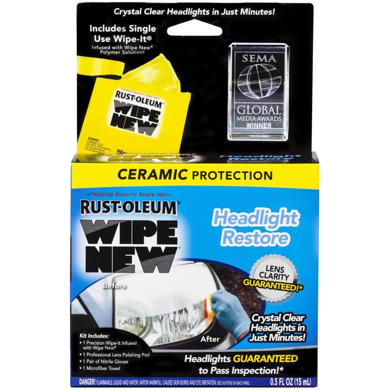 Rust-Oleum Wipe New Headlight Restorer Kit HDLCAL