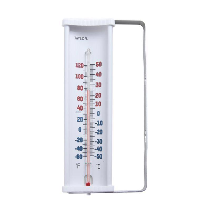 Taylor Tube Thermometer Plastic White 8.66 in. 5316N