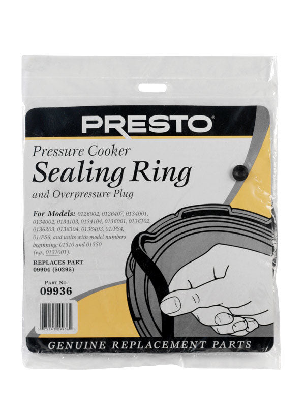 Presto Rubber Pressure Cooker Sealing Ring 6 qt 09936