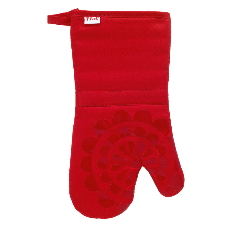 T-Fal Red Medallion Cotton Oven Mitt 50948, Pack of 6