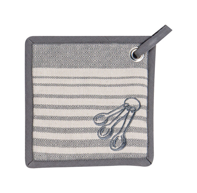 Kay Dee Graphite Cotton Pot Holder R3232, Pack of 6