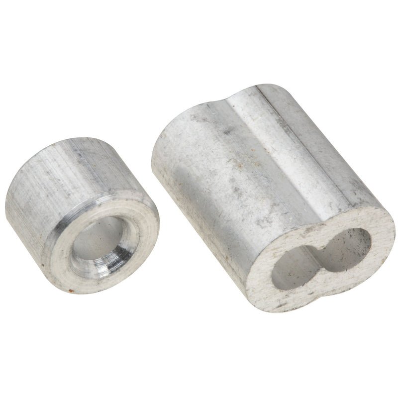 National Hardware Aluminum Ferrule and Stop 520 lb. cap. N283-895