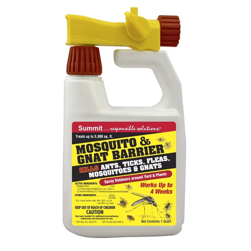Summit Mosquito & Gnat Barrier Insect Killer Liquid Concentrate 32 oz 010-6, Pack of 6