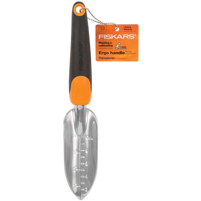 Fiskars 300S 12 in. Aluminum Garden Transplanter Aluminum Handle 384230-1001