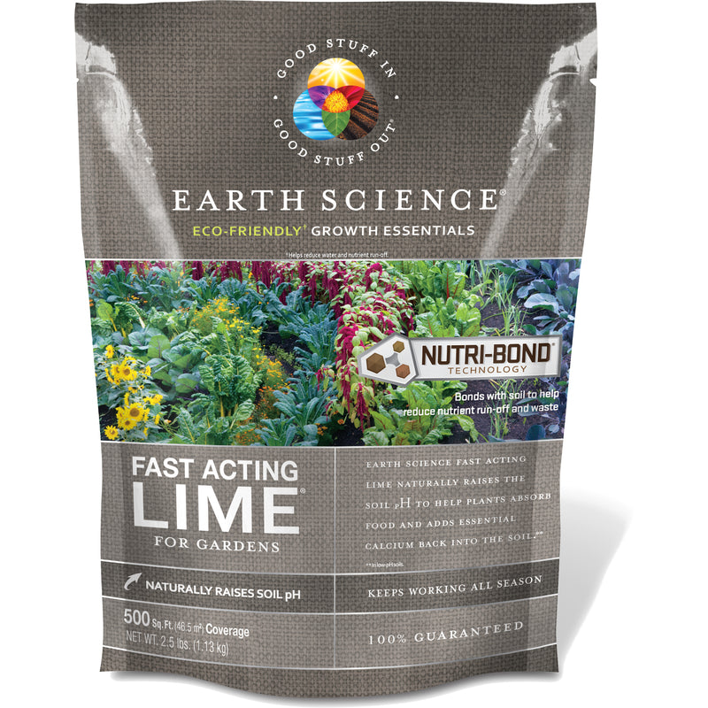 Earth Science Fast Acting Garden Lime 500 sq ft 2.5 lb 12131-6