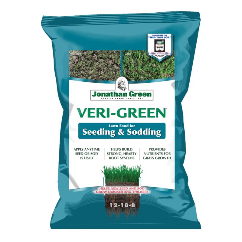 Jonathan Green Veri-Green Seeding and Sodding Lawn Starter Lawn Food For All Grasses 15000 sq ft 16008