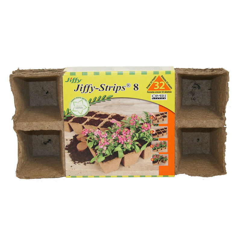 Jiffy 8 Cells 2 in. W X 2 in. L Seed Starting Peat Pot JS32 1 pk