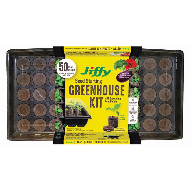 Jiffy 50 Cells 11 in. W X 22 in. L Seed Starting Kit J450GS 1 pk
