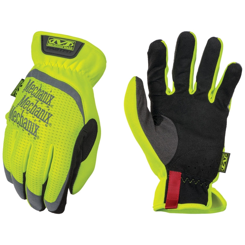 Mechanix Wear FastFit Men's Full Finger Work Gloves Hi-Vis Yellow M 1 pair SFF-91-009