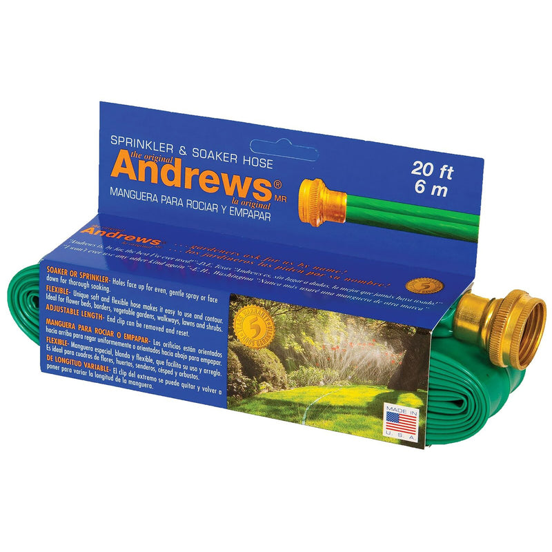 Andrews 20 ft. L Medium Duty Sprinkler/Soaker Hose 70-12350