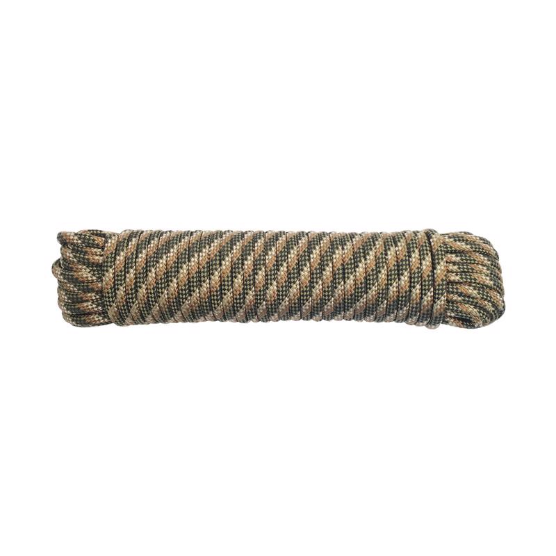 Koch Industries 3/8 in. D X 100 ft. L Camouflage Diamond Braided Polyblend Rope 5191225