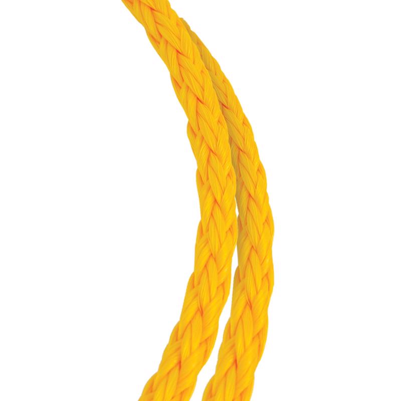Koch Industries 1/4 in. D X 50 ft. L Yellow Hollow Braided Polypropylene Rope 5060811