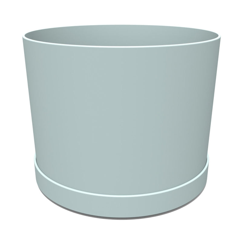 Bloem Mathers 5.13 in. H X 8.5 in. W X 8 in. D Resin Planter Misty Blue MAT0837