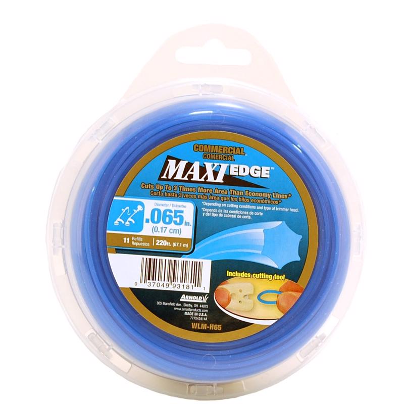 Arnold Maxi Edge Commercial Grade .065 in. D X 220 ft. L Trimmer Line WLM-H65