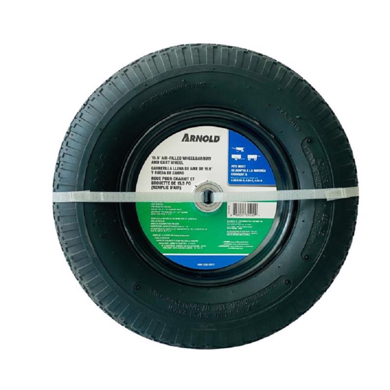 Arnold 15.5 in. D 350 lb Wheelbarrow Wheel Steel 490-326-0017 1 pk