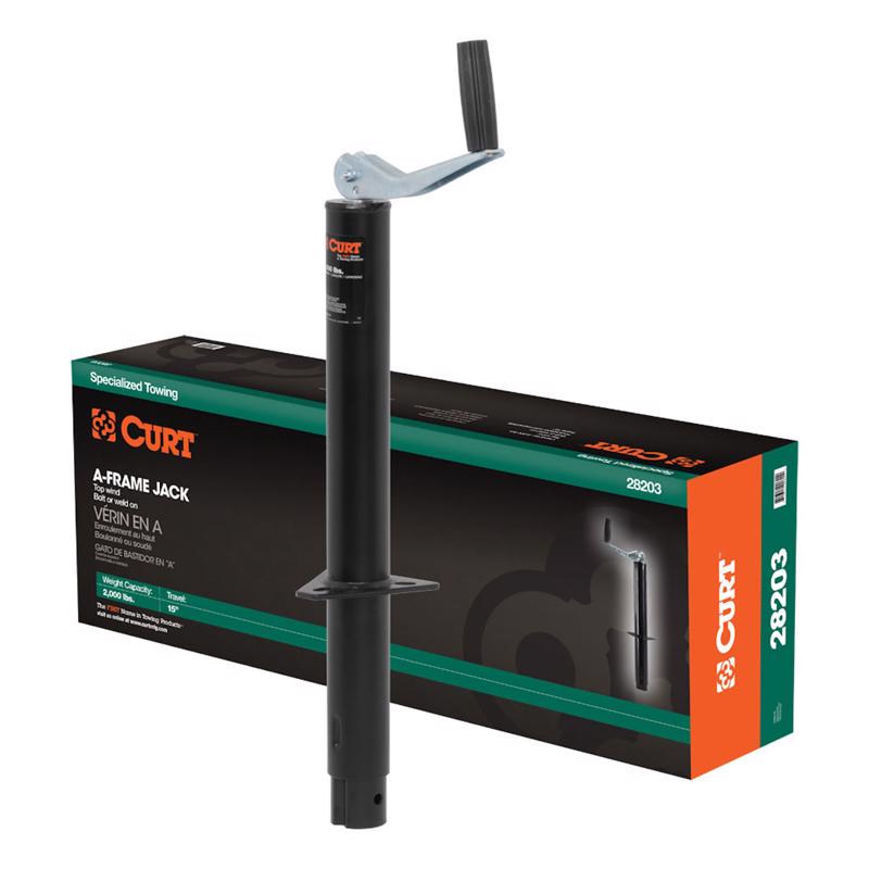 CURT Manual 2000 lb Trailer Jack 28203