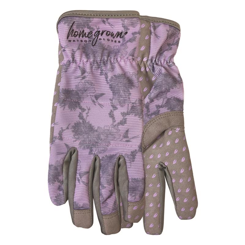 Watson Gloves Home Grown L Spandex Sparrow Purple/Grey Gardening Gloves 204-L