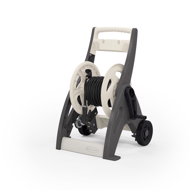 Suncast Hosemobile 175 ft. Gray Wheeled Hose Reel Cart CPLJNF175P2