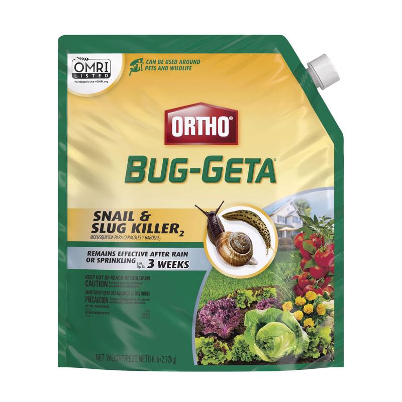 Ortho Bug-Geta Slug and Snail Killer Pellets 6 lb 0475625