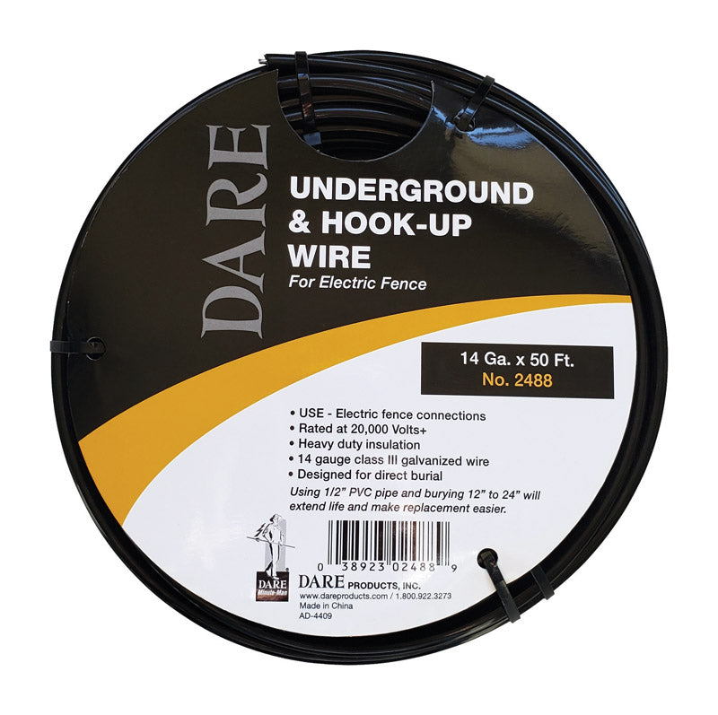 Dare 2000 V Underground and Hook-Up Wire Black 2488