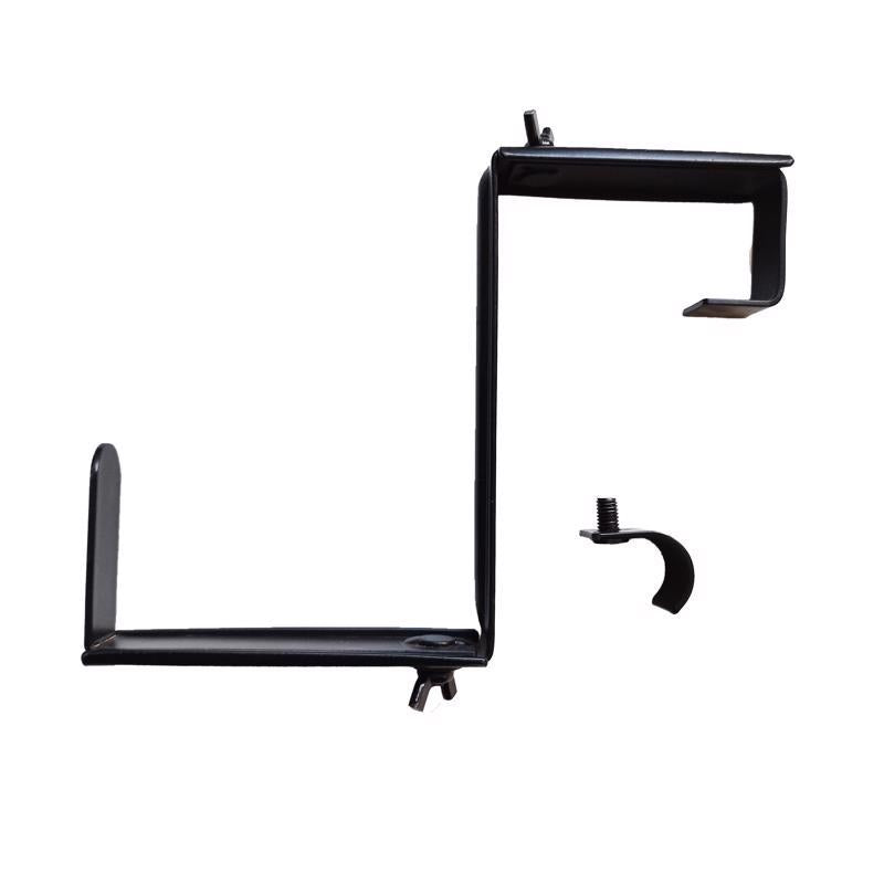 Living Accents Black Steel Adjustable Plant Bracket 58047 1 pk
