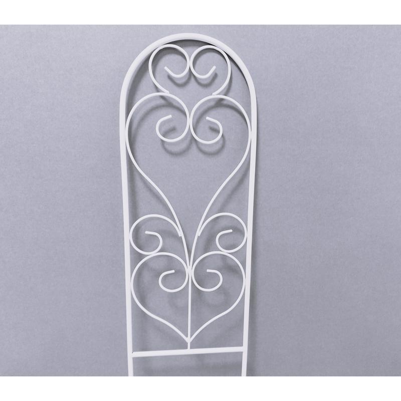 Living Accents 24 in. H White Steel Trellis 58075
