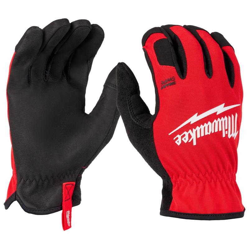 Milwaukee Unisex Outdoor Lightweight Work Gloves Black/Red XL 48-73-8513 1 pk