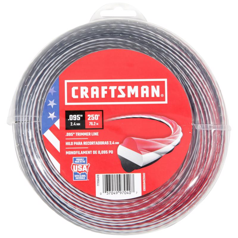 Craftsman Professional Grade .095 in. D X 250 ft. L Trimmer Line CMXGZAM010063