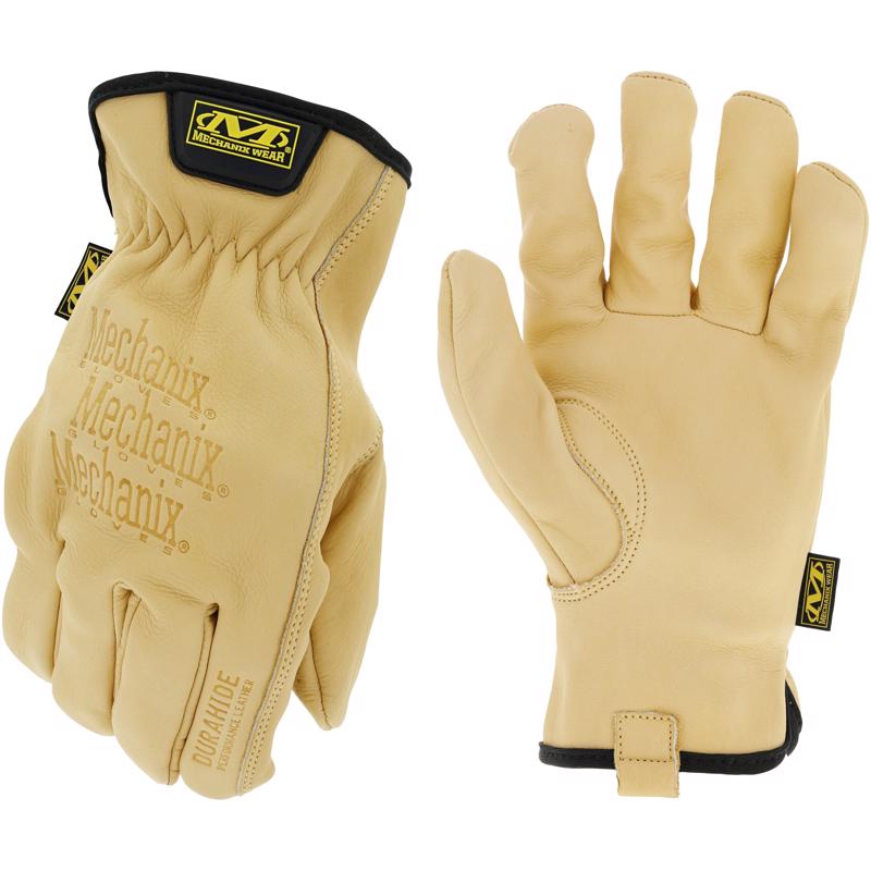 Mechanix Wear Durahide Cow Driver Women's Work Gloves Brown L 1 pair LDCW-75-530