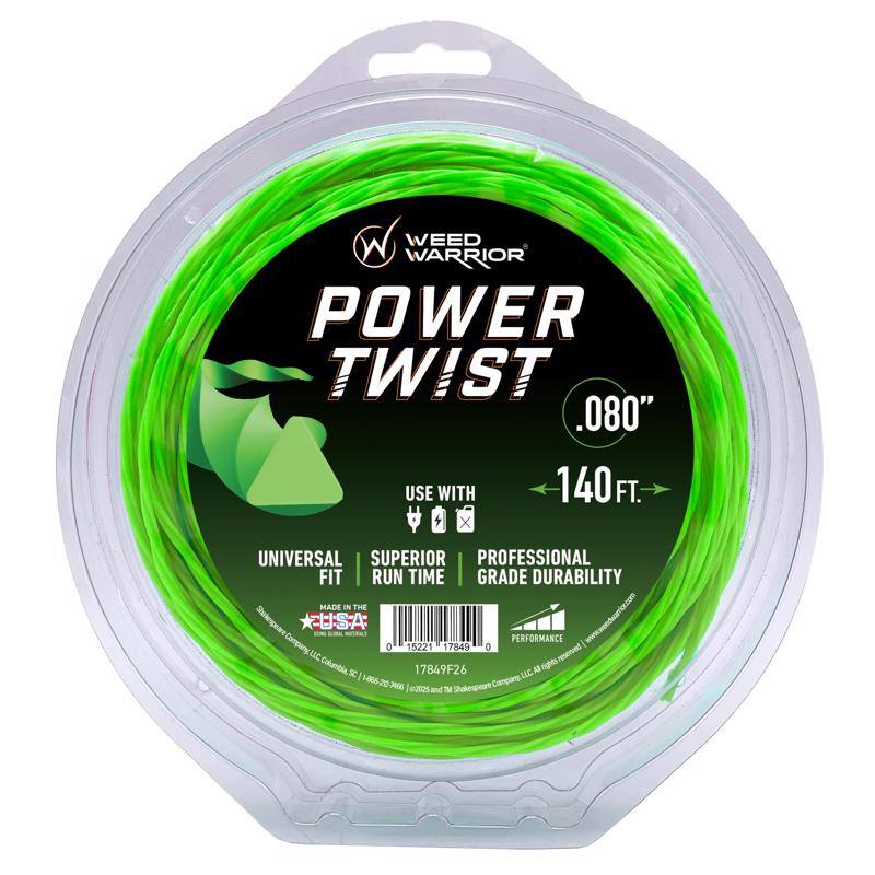 Weed Warrior Professional Grade .080 in. D X 140 ft. L Trimmer Line 17849