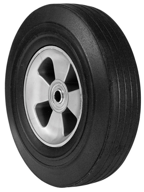 Arnold 10 in. D 100 lb Offset Wheelbarrow Tire Rubber 490-323-0004 1 pk