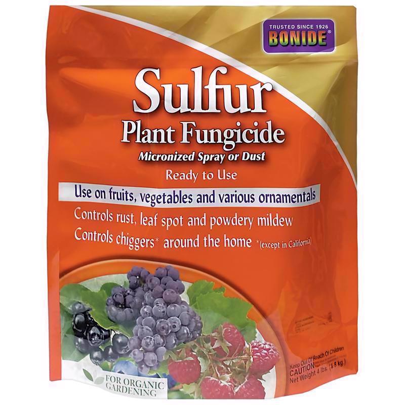 Bonide Sulfur Organic Concentrated Dust Fungicide 4 lb 1428