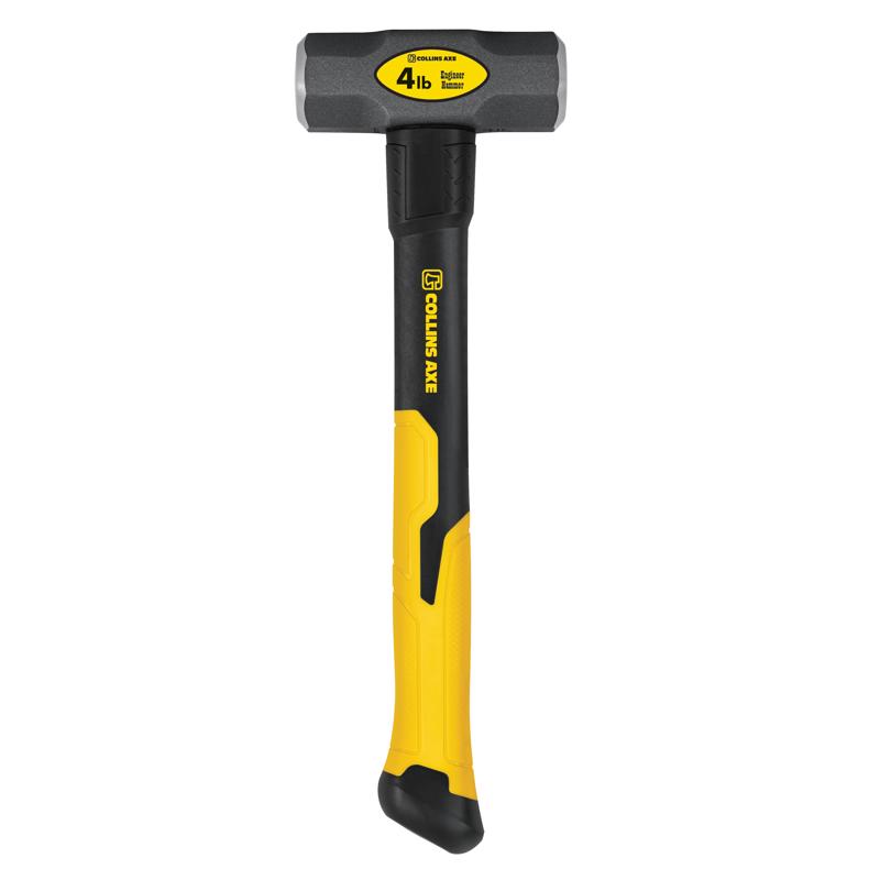 Collins 4 lb Steel Sledge Hammer 15 in. Fiberglass Handle MD-4FD-C
