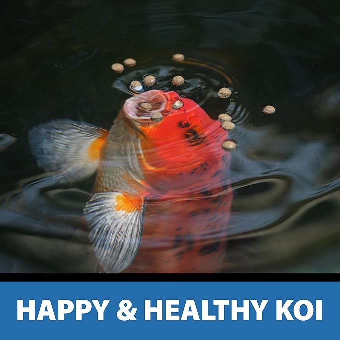 CrystalClear Platinum Fish Food, Premium Floating Pellets for Koi & Goldfish – Boost Growth, Color, and Wellness in Backyard Ponds & Water Gardens, 3mm Pellets, 4.4 Pounds
