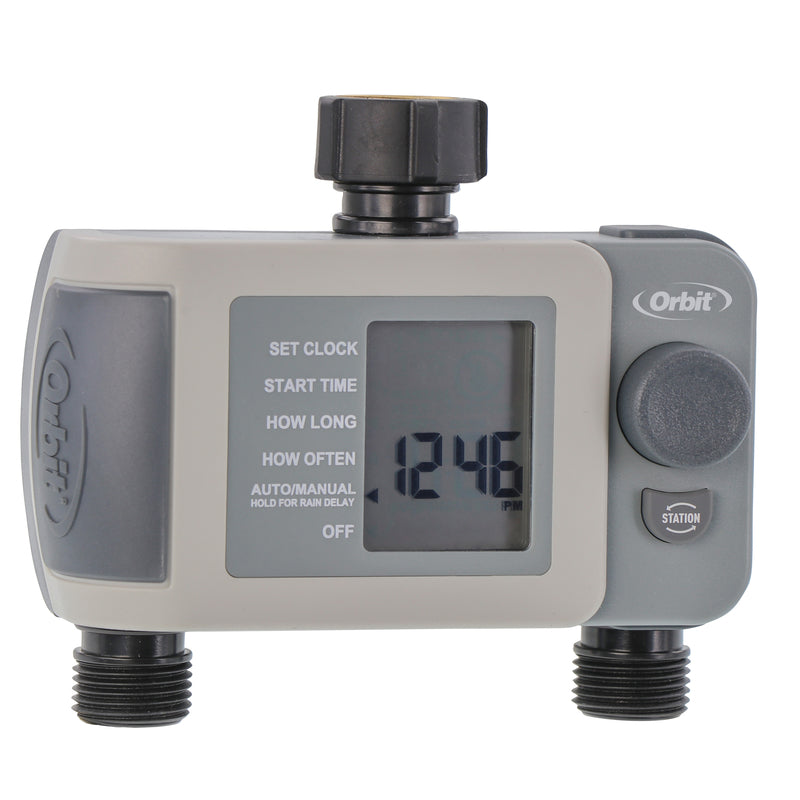 Orbit Programmable 2 Zone Sprinkler Timer 24621
