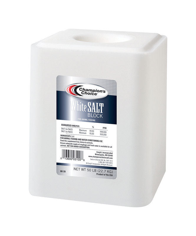 Champion's Choice Salt Block For All Animals 50 lb 100012578