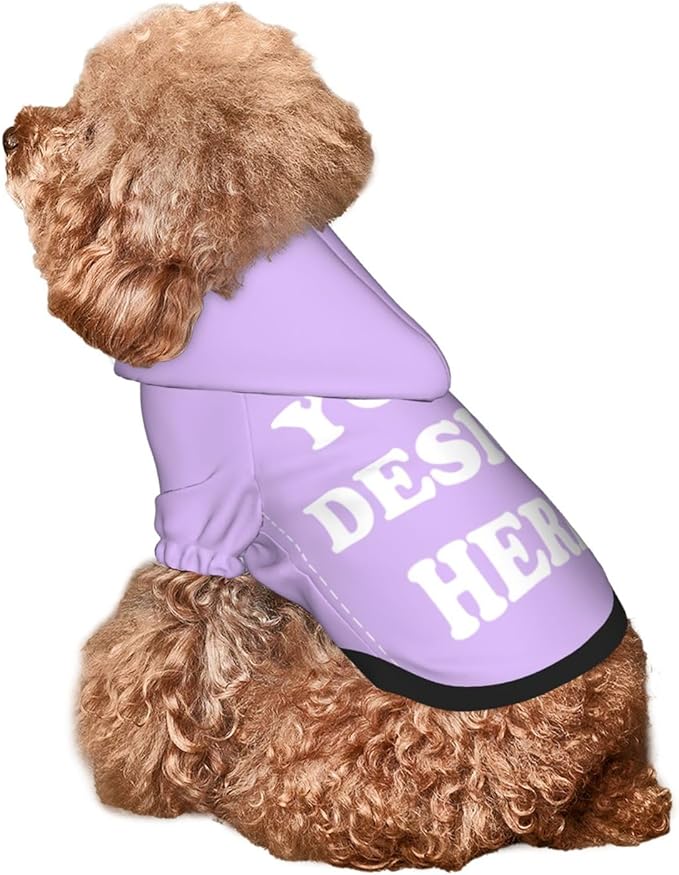 Dog Costume, Custom Dog Hoodie, Dog Name Costume Holiday Pet Pajamas Outfit, Personalized Pet Coat Costumes for Small Medium Large Dogs and Cats for Winter, TaroMilk, XXS