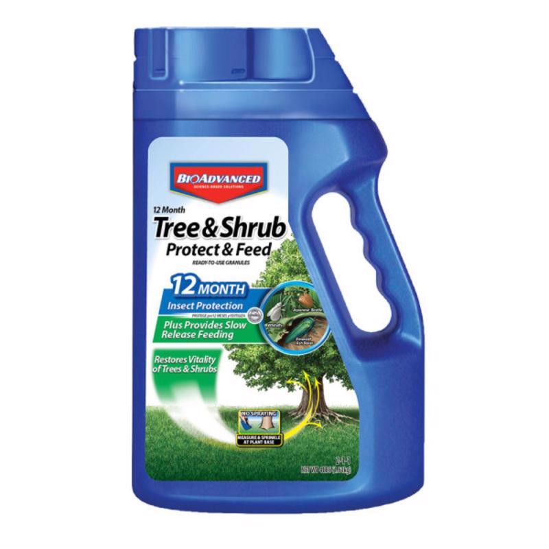 BioAdvanced 12 Month Tree and Shrub Protect & Feed Granules 4 lb 701900B