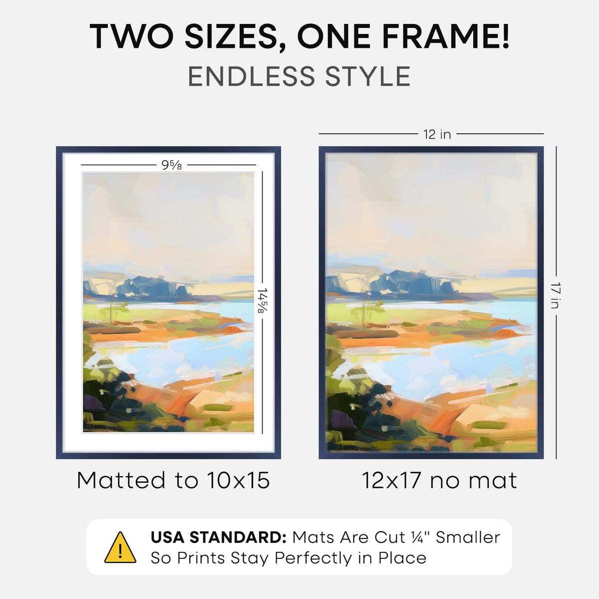 12x17 Blue Picture Frame