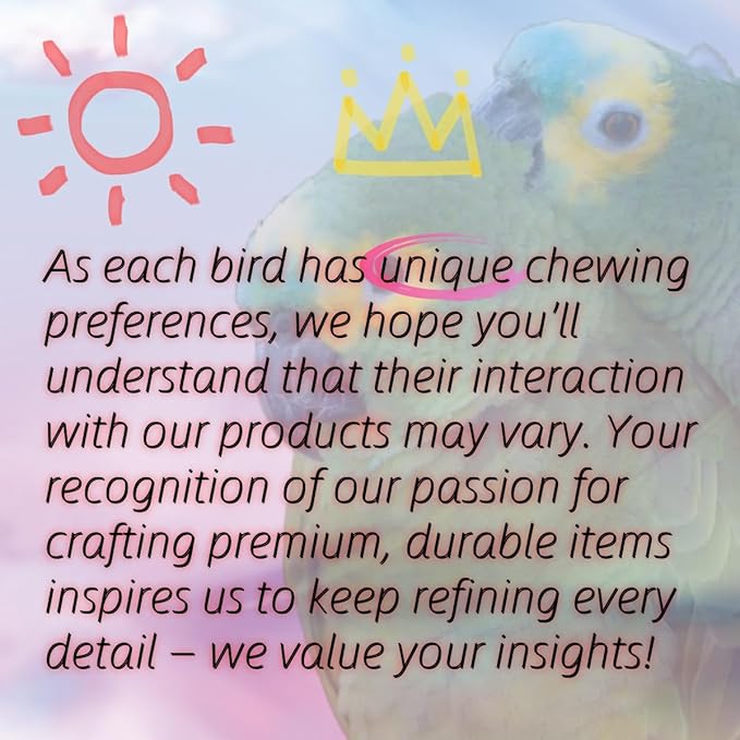 36 Pcs Chew Bagels Bird Toys for Parrots Durable Cardboard BrioChew 0.3in“ Thick Chewing Shredding Foraging Foot for Medium & Large Parrot Amazons Mini Macaws African Greys Cockatoos Eclectus Senegal