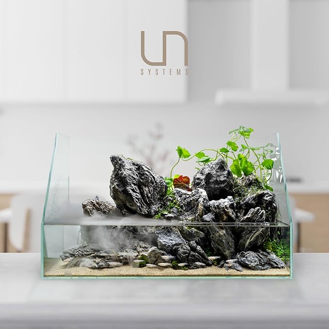 UNS Controsand - Bora, 3L - Natural Freshwater 0.4-0.9mm Natural White Sand for Aquascaping Planted Tanks - Aquarium, Terrarium, Paludarium Substrate for Betta, Shrimp, Fish, Jumping Spider, Turtle