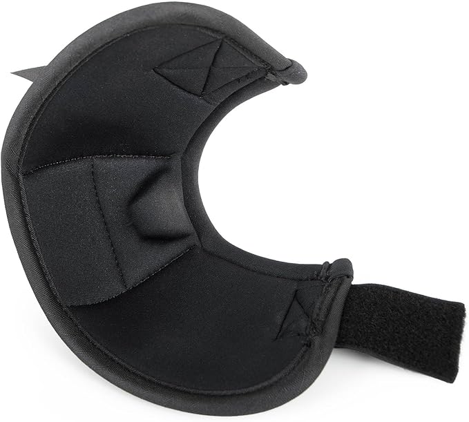 Jeffers Equine No Turn Bell Boots for Horses - Black, Large | Shock Absorbing Hoof Protection | Secure Double Hook & Loop Closure, Perfect for Travel, Turnout, Training, & Riding - 1 Pair