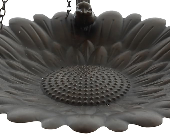 Metal Hanging Bird Feeder Tray to Attracting Bird for Outdoor Garden Decorative Birdfeeder