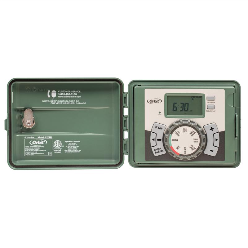 Orbit Programmable 6 Zone Sprinkler Timer 57896