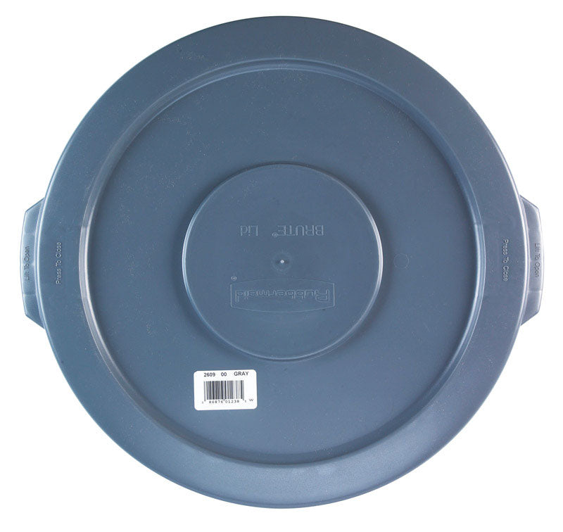 Rubbermaid Brute Plastic 10 gal Garbage Can Lid FG260900GRAY