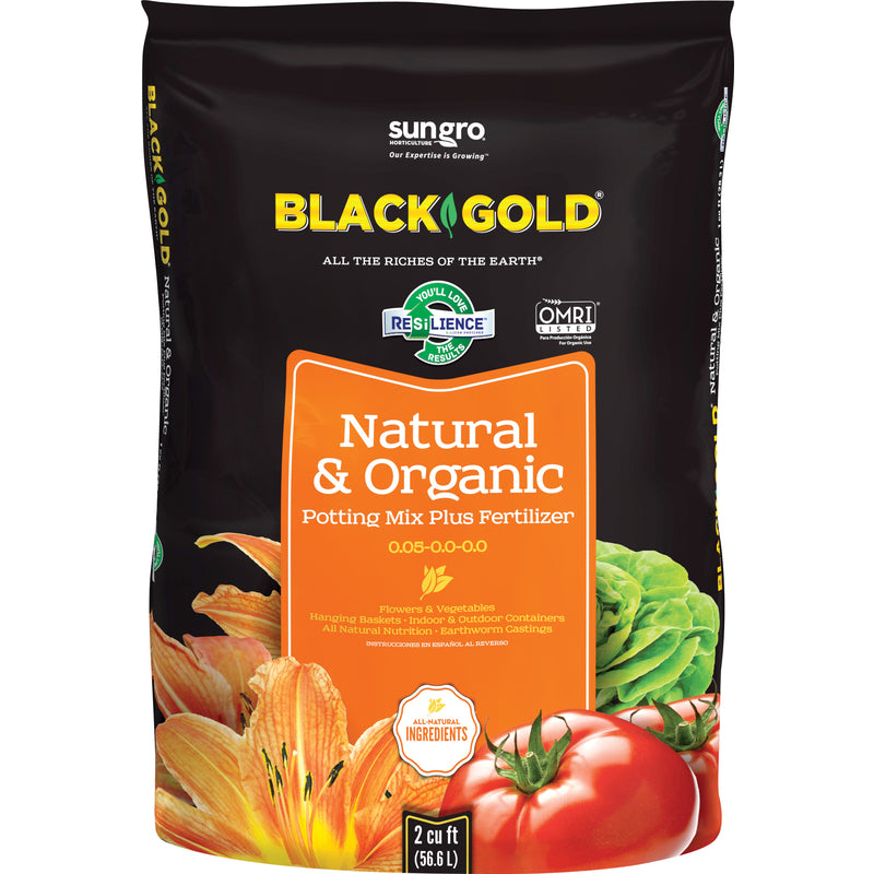 Black Gold Organic All Purpose Potting Mix 2 cu ft 1402040.CFL002P