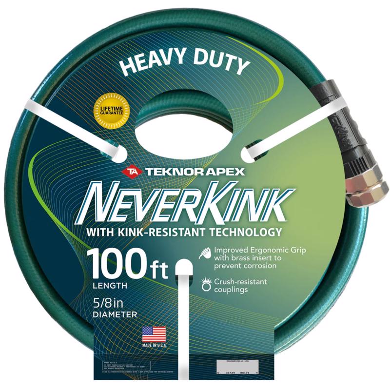 Teknor Apex NeverKink 5/8 in. D X 100 ft. L Heavy Duty Garden Hose 8617-100
