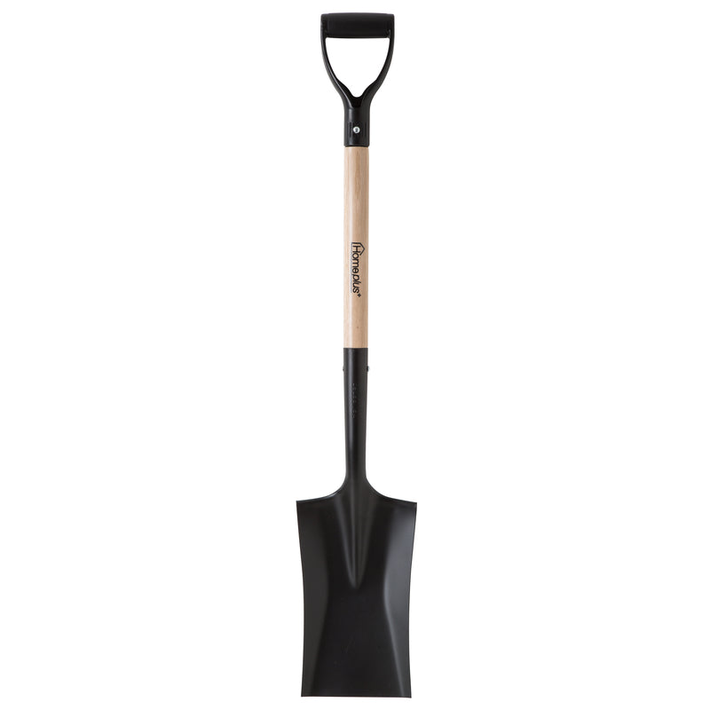 Home Plus 40.5 in. Steel Square Garden Spade Wood Handle PES-P, Pack of 6