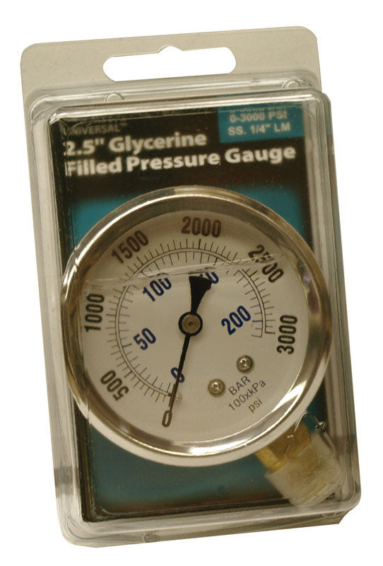 Universal Pressure Gauge 3000 psi 99019109